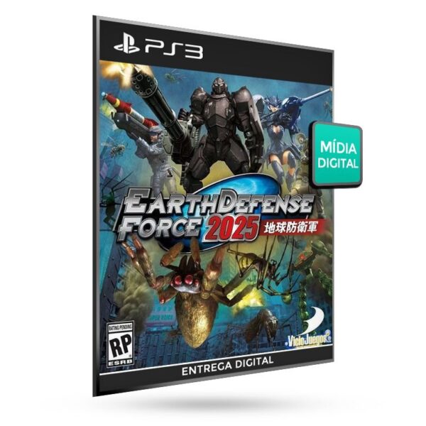 Earth Defense Force 2025 PS3 PSN Mídia Digital PSN Live Games