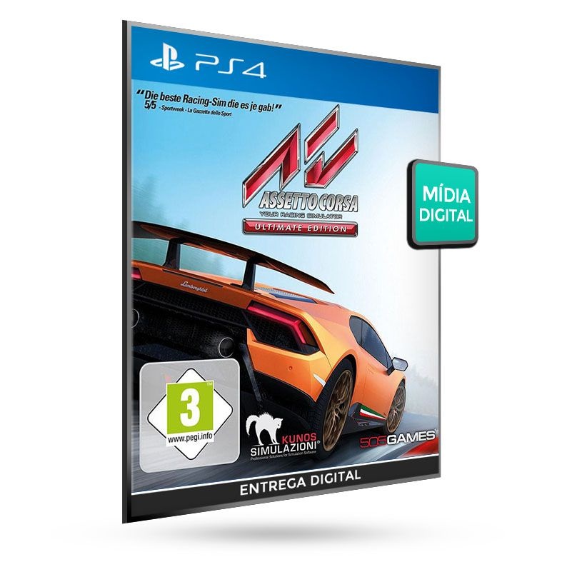 Assetto Corsa Ultimate Edition PS4 I MÍDIA DIGITAL - Diamond Games